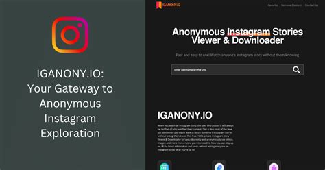 iganony io|IGANONY